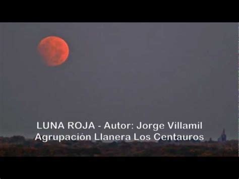 luna roja llanera letra